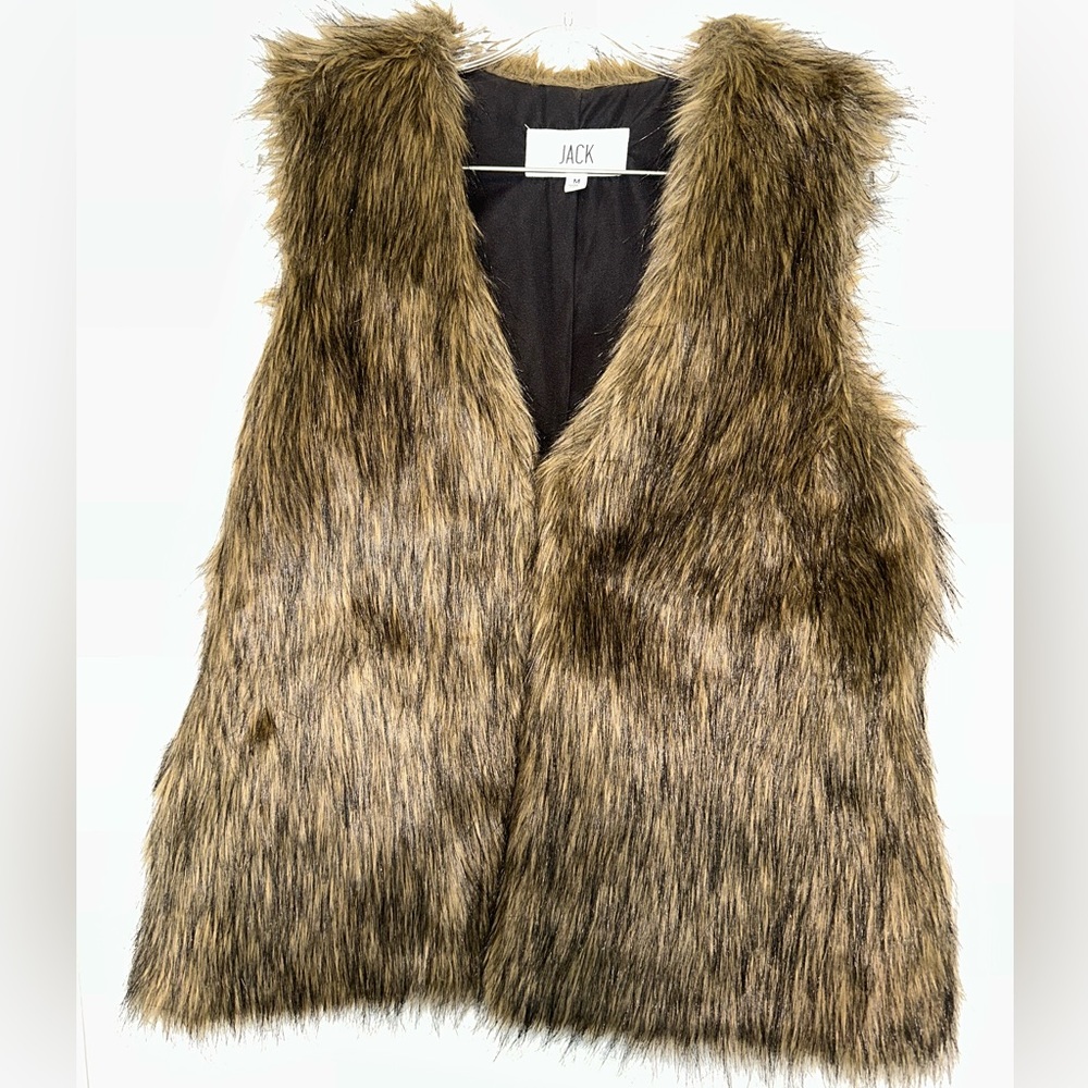 JACK Fur Vest size Medium